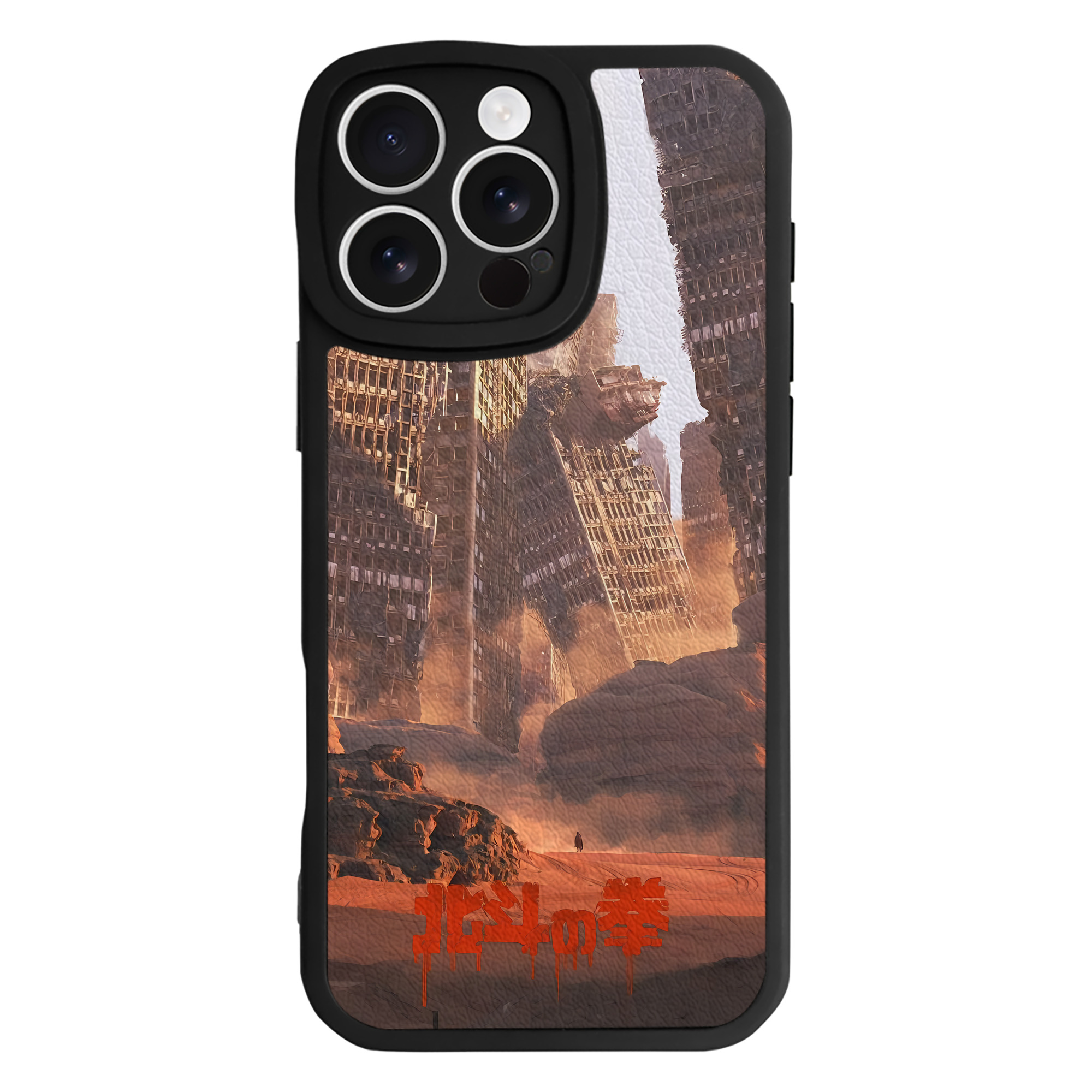 （画像用） 北斗の拳 Fist of the North Star 【iPhone 16シリーズ対応】シリコンスマホケース（レザー調） 材質：シリコン